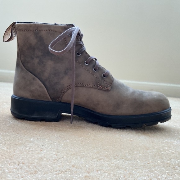 Blundstone Lace Australian Chukka Boots Rustic Brown Genuine Leather Womens 5.5 - Picture 5 of 10